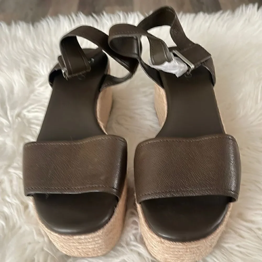 FRANCO SARTO LEATHER ESPADRILLES NWOT SIZE 8.5